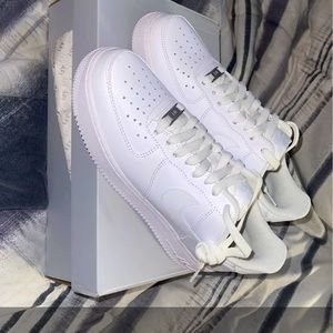 Brand New all white Nike Airforce 1s mens sizes 8.5/7.5